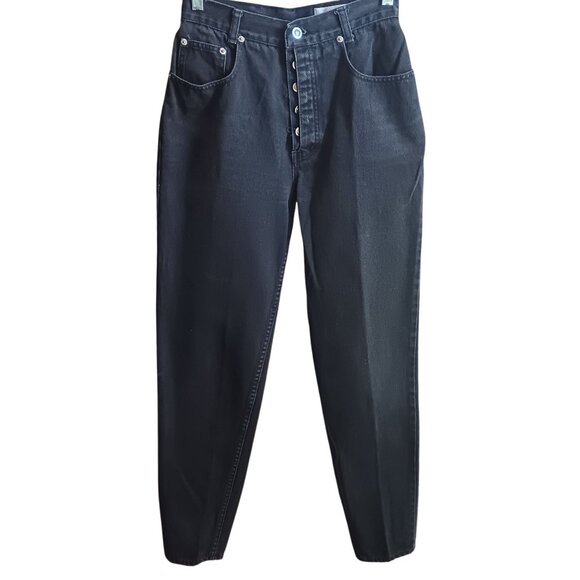 26x32 9 Vintage Lawman Western Jeans Cowgirl Black Fade High-Waist Button-Fly - Picture 1 of 5